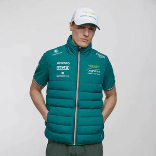 Aston Martin Cognizant F1 2023 Men's Team Vest- Green - Rustle Racewears