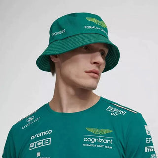 Aston Martin Cognizant F1 2023 Team Bucket Hat- Green - Rustle Racewears