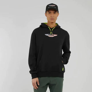 Aston Martin Cognizant F1 2023 USA GP Men's Hoodie- Black - Rustle Racewears