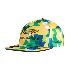 Aston Martin Cognizant F1 Fernando Alonso Special Edition Kimoa Brazil GP Hat- Camo - Rustle Racewears