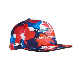 Aston Martin Cognizant F1 Fernando Alonso Special Edition Kimoa USA GP Hat- Camo - Rustle Racewears