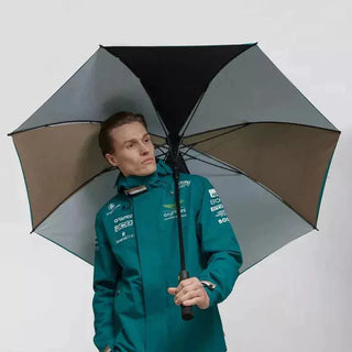 Aston Martin Cognizant F1 Team Golf Umbrella- Green - Rustle Racewears