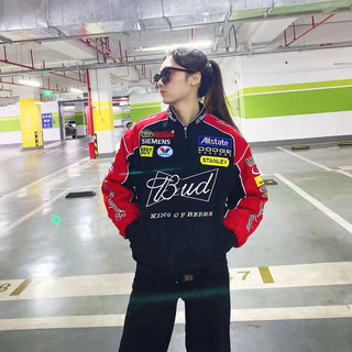 Budweiser Vintage Racing Jacket - Rustle Racewears