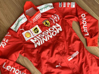 Charles Leclerc 2019 Mission Winnow F1 Replica Racing Suit - Rustle Racewears