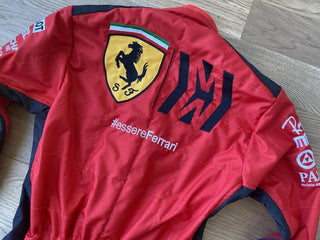 Charles Leclerc 2020 Ferrari Mission Winnow Replica Racing Suit - Rustle Racewears