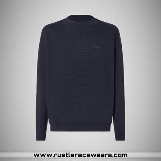 Cotton and silk sweater with Ferrari logo - Rustle Racewears