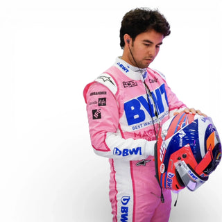 2020 Sergio Pérez BWT Racing Point F1 Race Suit – Formula 1 Pink Edition - Rustle Racegear
