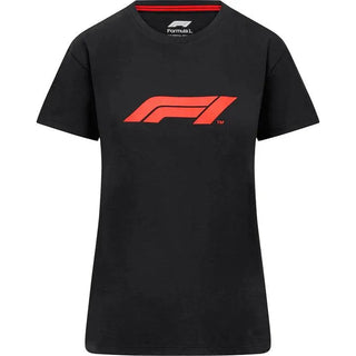 Formula 1 Tech Collection F1 Women's Logo T-Shirt Red/Black - Rustle Racewears