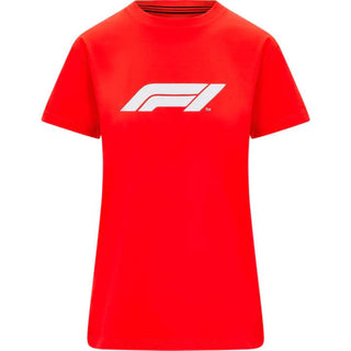 Formula 1 Tech Collection F1 Women's Logo T-Shirt Red/Black - Rustle Racewears