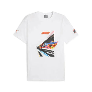 Formula 1 Tech Limited Edition Las Vegas GP T-Shirt - White - Rustle Racewears