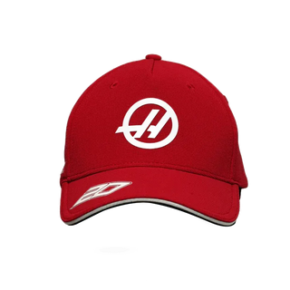 Haas Racing F1 2023 Kevin Magnussen Team Baseball Hat - Red - Rustle Racewears