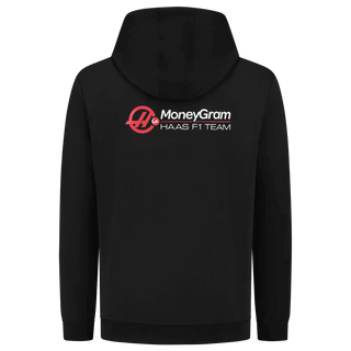 Haas Racing F1 Logo Hoodie Black - Rustle Racewears