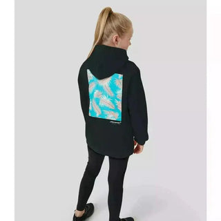 McLaren F1 Kids Miami Miami Palm Graphic Hoodie-Black/Aqua Sky - Rustle Racewears