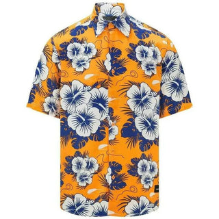 McLaren F1 Men's Hawaiian Button Down Shirt - Orange - Rustle Racewears