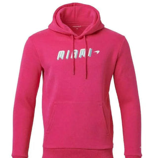 McLaren F1 Men's Miami Neon Graphic Hoodie -Black/White/Vice Blue/Beetroot Purple - Rustle Racewears