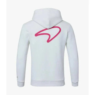 McLaren F1 Men's Miami Neon Graphic Hoodie -Black/White/Vice Blue/Beetroot Purple - Rustle Racewears