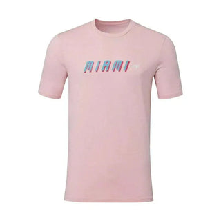 McLaren F1 Women's Miami Neon Graphic T-Shirt-White/Vice Blue/Beetroot Purple/Crystal Rose - Rustle Racewears