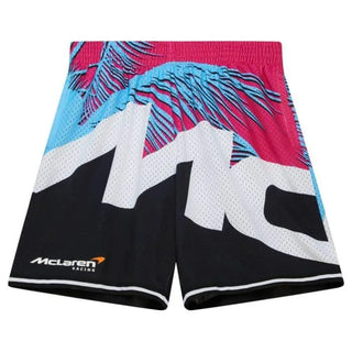 McLaren Racing F1 Special Edition Miami GP Mitchell & Ness Mesh Shorts - Rustle Racewears