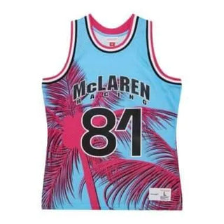 McLaren Racing F1 Special Edition Miami GP Oscar Piastri Mitchell & Ness Basketball Jersey - Rustle Racewears