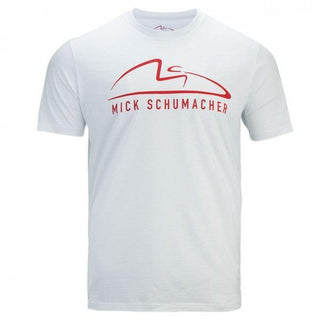 MICK SCHUMACHER T-SHIRT SPEED LOGO WHITE - Rustle Racewears