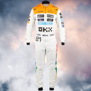 NEW MCLAREN SILVERSTONE OSCAR PIASTRI 2023 RACE SUIT - Rustle Racewears