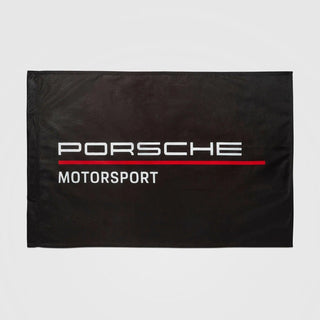 Porsche Motorsport Logo 90x60CM Flag - Rustle Racewears