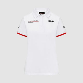 Porsche Motorsport Women's Team Polo White - Rustle Racewears