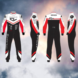 PSL Charles Leclerc 2020 Custom Driver Kart Suit - Rustle Racewears