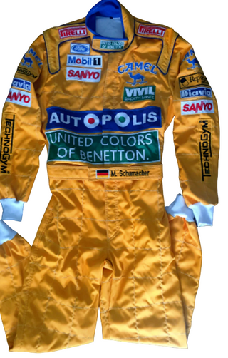 Michael Schumacher 1992 Embroidery racing suit / Benetton F1 Replica Race Suit