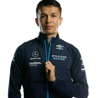 Williams Racing F1 2022 Men's Team Thermal Jacket-Blue - Rustle Racewears