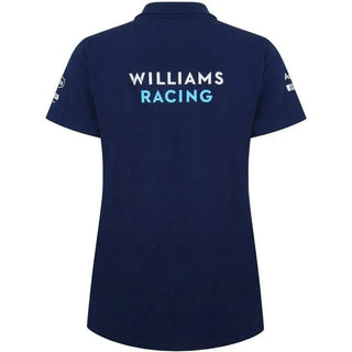 Williams Racing Women's Team Media Polo Shirt-Blue - Rustle Racewears