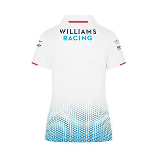 Williams Racing Womens Team Polo White - Rustle Racewears